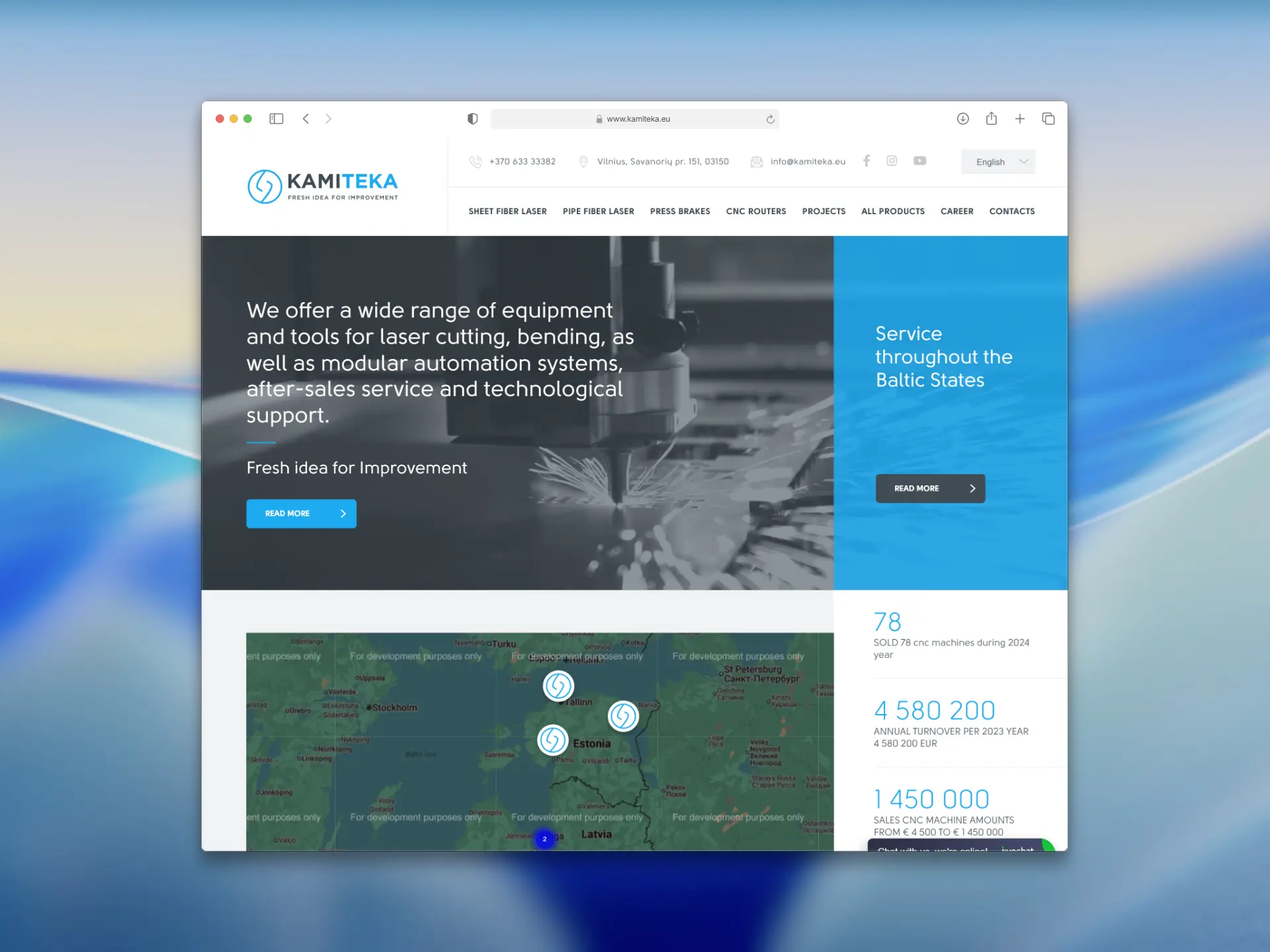 Kamiteka Website Development – 2025