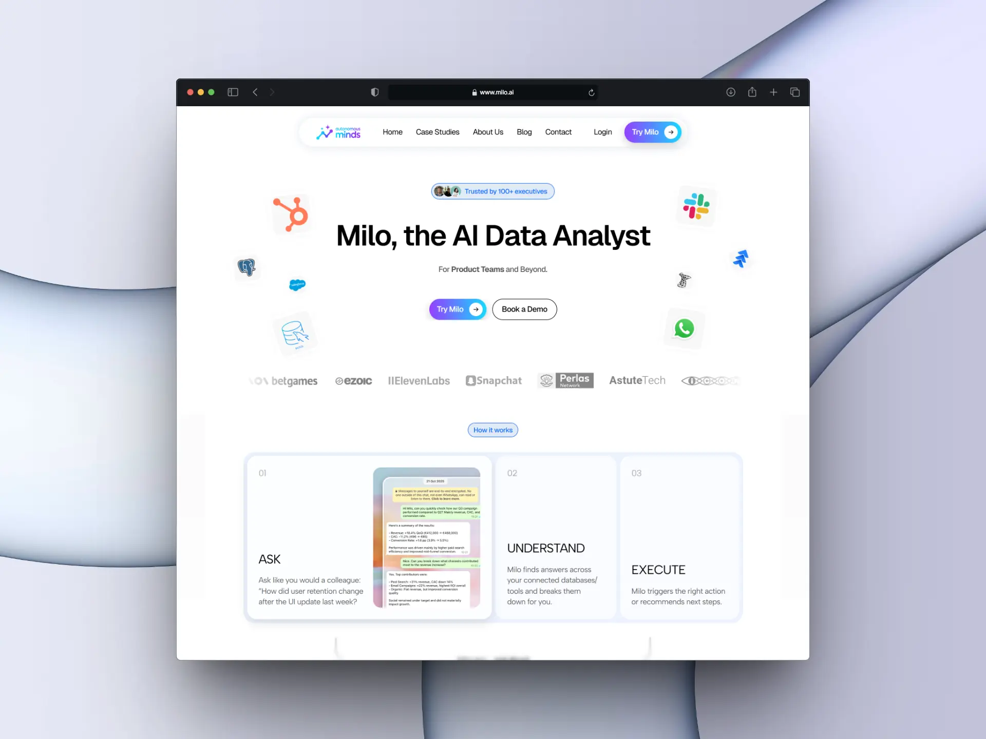 Milo AI Website Development – 2026